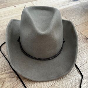 Cowboy Western Hat with Adjustable Brim!